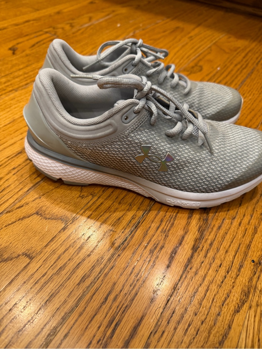 Under Armour Women’s Light Gray Athletic Sneakers